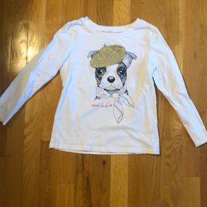 oshKosh Paris dog long sleeved shirt